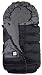 Baby : 7A.M. Enfant "Blanket 212 Evolution" Extendable Bunting Adaptable for Strollers - Black/Gray