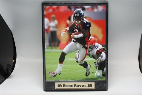 Encore Select 510-FBDEN19 Denver Broncos Eddie Royal 9X12 Plaque