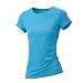 adidas T-Shirt Damen, türkis, 38
