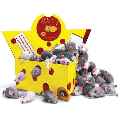 Ratz for Catz - 60 Cat Furry Mice