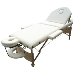3 ZONEN MOBILE LUXUS MASSAGELIEGE MASSAGETISCH NEW 2011 - BEIGE / CREME