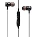 Bluetooth in Ear Headset Stereo Sport Sweat Proof Headphone with Magnet Attraction Alloy Earbuds Black