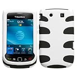 MyBat BlackBerry Torch 9800 Fishbone Phone Protector Cover - Solid Ivory Wh ....