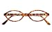 Dr. Dean Edell Reading Eyewear Tortoise Plastic Frame Cat-Eye Shape, +1.25