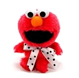 Furyu Official Sesame Street Polka Dot Ribbon Elmo Plush Strap - 3274 - Red