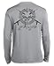 Born of Water Apparel: Spearfishing Shirt - Performance Wicking Long Sleeve: Skull & Spearguns - Freedive | Scuba Dive | Spearfish