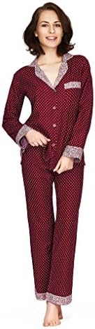 Mio Lounge Going Dotty Purple Cotton Pyjama Set MLGD1502PJ Medium