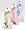Bg Silky Feel Daunting Floral Pattern Polyester Chiffon Scarf Image #1