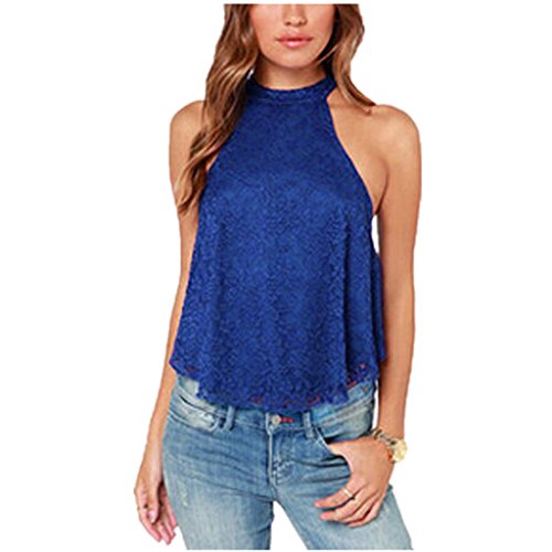 Blouses,toraway women summer sleeveless lace vest blous…