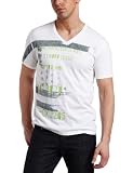Calvin Klein Jeans Men's Bar None Short Sleeve V-Neck Tee