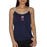Womens MLB Chicago Cubs Walking Bear Soft & Comfortable Camisole /Summer Tank Top - Dark Blue (Size: XL)