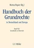 Produkt-Bild: Handbuch der Grundrechte in Deutschland und Europa: Band VII/1: Grundrechte in &Ouml;sterreich: BD VII/1