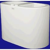 170 Gallon Divided Oval Fiberglass Bait Tank