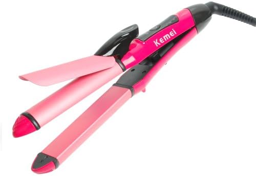 Hinter Household 2 IN 1 Ceramic Coated CE 35W Hair Curler Straightener Curling Iron