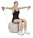 Sporting Goods : Everlast for Her Pilates Ball with Resistance Tubing and Video