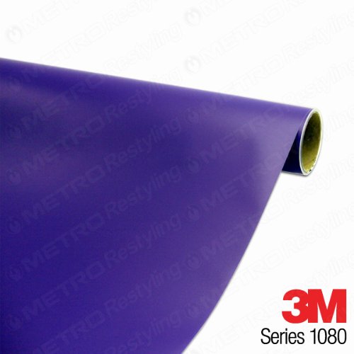3in x 5in (SAMPLE SIZE) 3M MATTE Royal Purple M38 Scotchprint Car Wrap Vinyl Film 1080 Series
