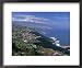 Aerial View of the North Coast and Mount Teide, Tenerife, Canary Islands, Atlantic, Spain, Europe Collections Framed Art Poster Print by John Miller, 22x18