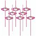 Hello Kitty Parasol Straws 8ct