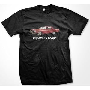 Chevy Impala SS Coupe T-shirt, 64 Impala Men's Classic Cars T-shirt