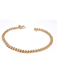 14K Yellow Gold Diamond Bracelet