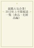 就職人気企業！2012年上半期報道一覧（食品・化粧品編）