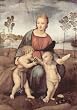 Raffael (Madonna and Stieglitz, Scene: Mary with Christ Child and John the Baptist) Art Poster Print - 11x17