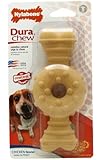 Nylabone Dura Chew Wolf Chicken Flavored Textured Ring Bone Dog Chew Toy