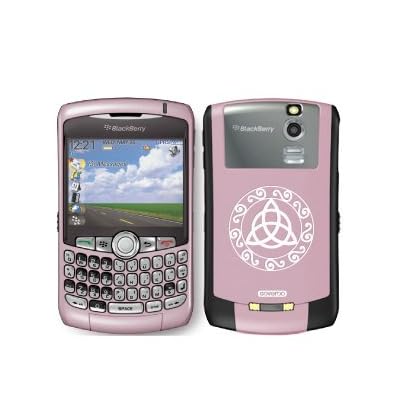 Charmed Power of 3 Medallion on BlackBerry Curve 8300 series Phone Cover (Pink)