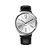 Huawei Watch Stainless Steel with Black Leather Strap