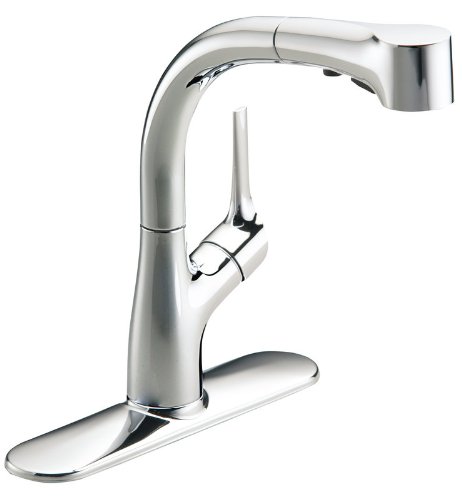 Kohler K-13963-VS Elate Pullout Kitchen Faucet, Vibrant Stainless