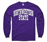 Northwestern St. Demons Purple Arch Long Sleeve T-Shirt