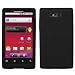 Solid Black Silicone Skin Gel Cover Case For Motorola Triumph WX435