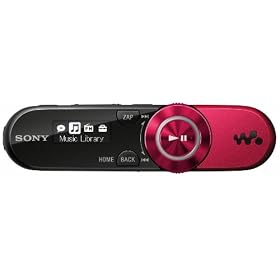 Sony NWZB153R B Series 4GB MP3 Player with Unique Quick Charge - Red