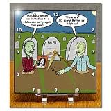 41j2OhK7coL. SL160  Halloween   Zombies are Invited to Michael Jacksons Party   6x6 Desk Clock