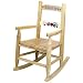 Wooden Rocking Chair with Train Design