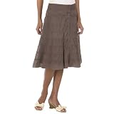 Mossimo Black: Tiered Skirt - Brown