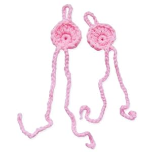 EFE Baby Wool Crochet Belt Shoes Color Pink Size 0-3 Month