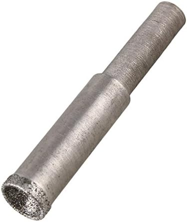 CNBTR Silver 8mm Spherical Concave Head Diamond Mounted Point Grinding Bit Grit 100