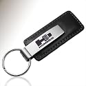 Hummer H3 Black Leather Key Chain
