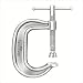 Zinc Plated Deep Throat C-Clamps Model Code: AF (part# 78-436)