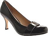 Joan & David Women's Eara Slip-on Shoes,Black Leather,9.5 M US