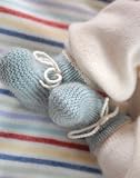 Review Brora  / Pale Blue Cashmere Baby Bootees