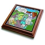 Londons Times Funny Bugs and Slugs Cartoons - Snail Real Estate Showings - Trivets