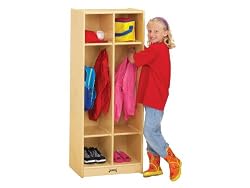 Jonti-Craft 2682JC Double Locker, Natural