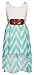 Wonder Girl Big Girls' Hi-Low Fuzzy Chevron Chiffon Dress Set