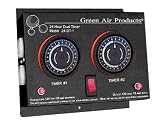 Greeen Air Products 24-DT-1 - Dual 24 Hour Clock Timer optional Thermostat