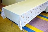 Vintage Nursery Baby Shower Plastic Tablecloth