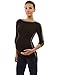 PattyBoutik Mama Trimmed Boat Neck Long Sleeve Maternity Tunic