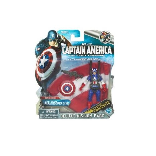 Marvel Captain America With Parachute