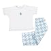 Elegant Baby Nest Collection Fashion Set in Blue, 6 Months